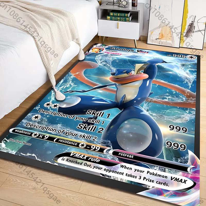 Commercial Printing Usa - Ковер с принтом карт Pokémon Greninja,