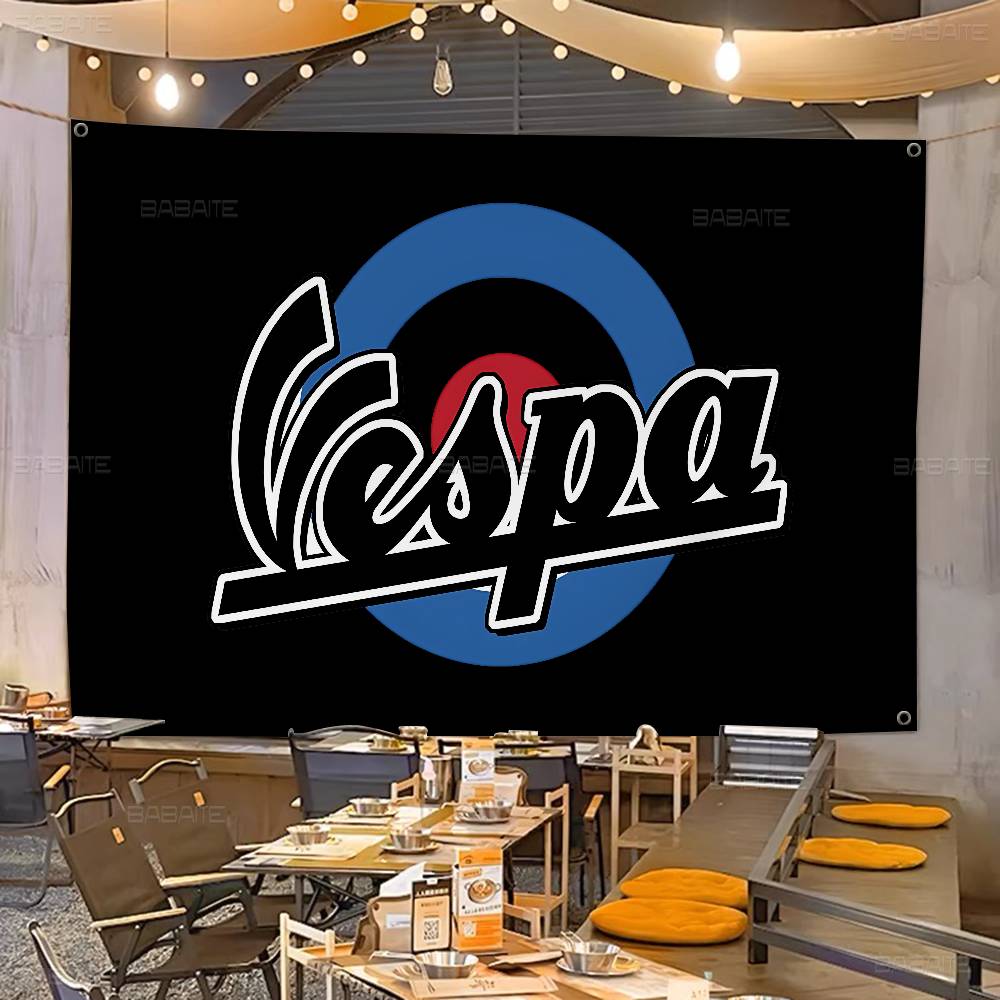 Commercial Printing Companies - Рекламный баннер V-Vespas для коммерческой рекламы