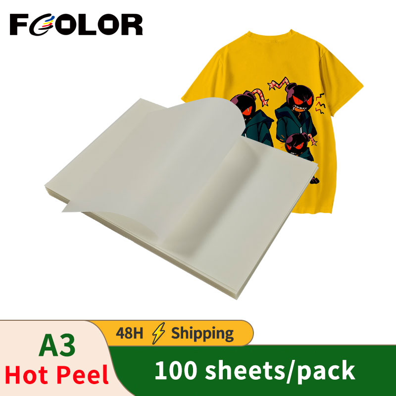 Dtf Hot Peel Film - 100 шт. матовой пленки A3 DTF