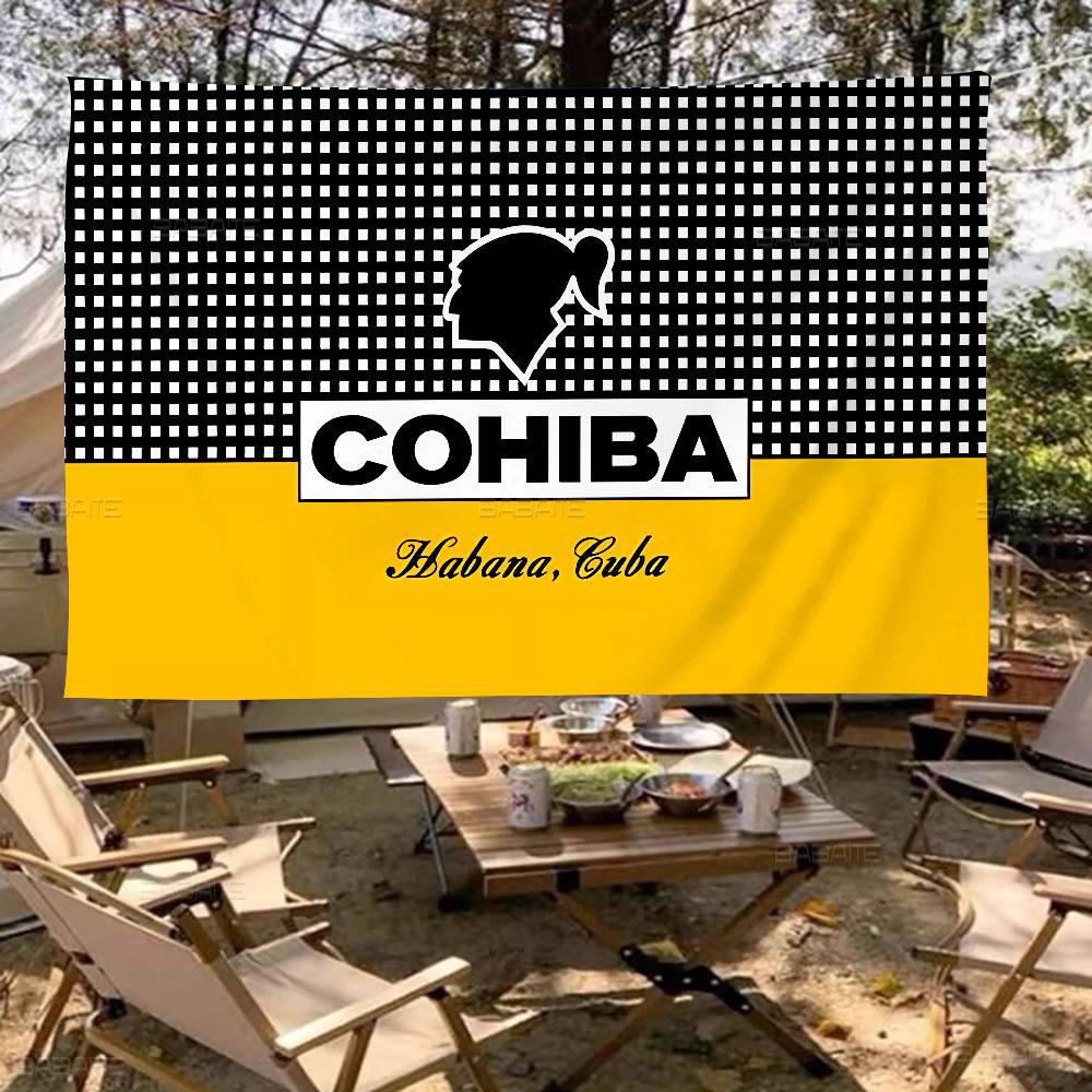 Commercial Printing Companies - Флаг компании C-Cohibas для коммерческой рекламы