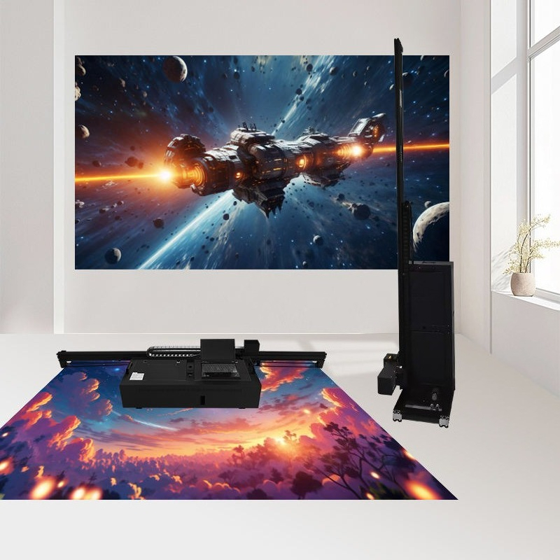 Commercial Printing And Graphics - Универсальный УФ-принтер для печати на стенах,