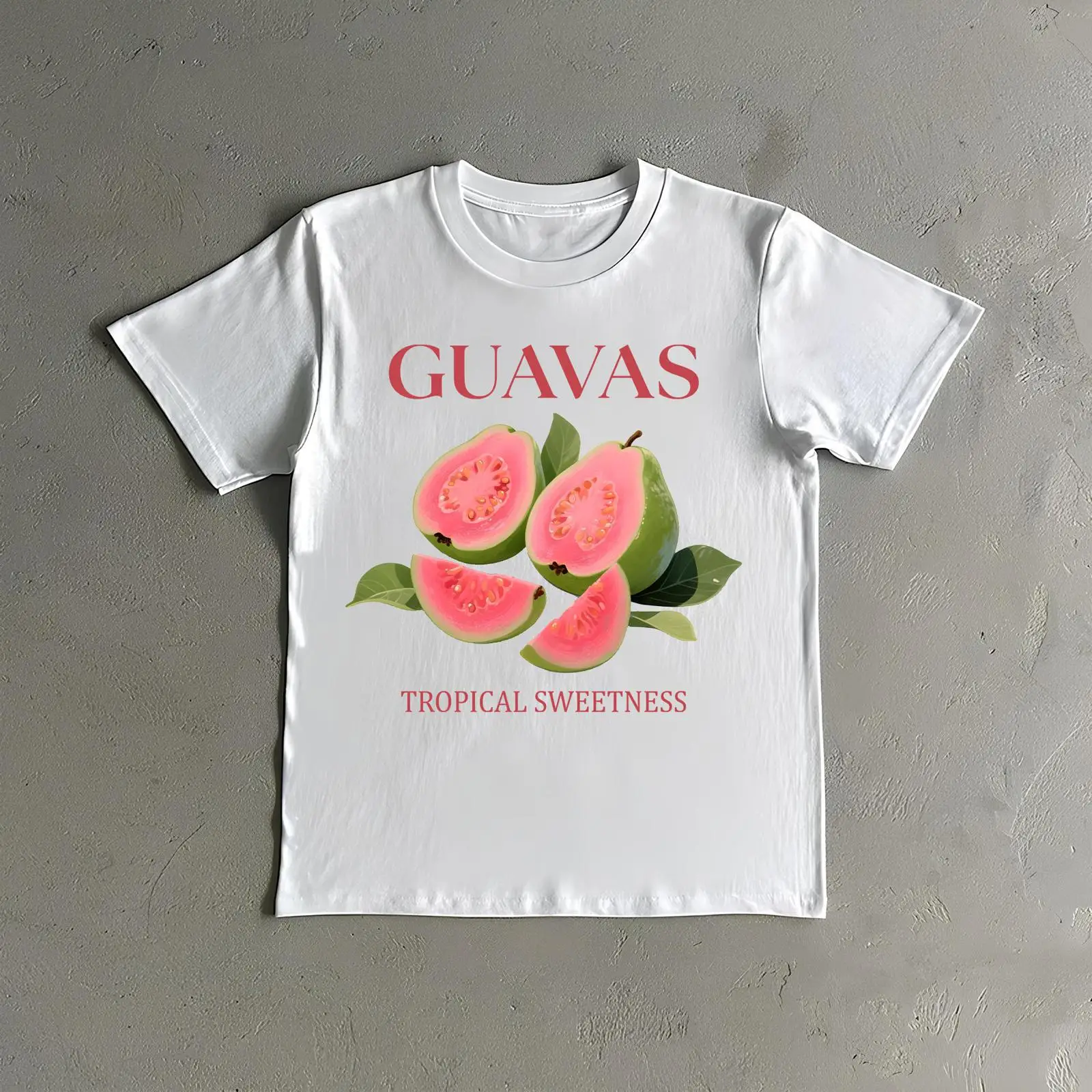 Commercial Printing And Graphics - Винтажная футболка Guavas в стиле ретро,
