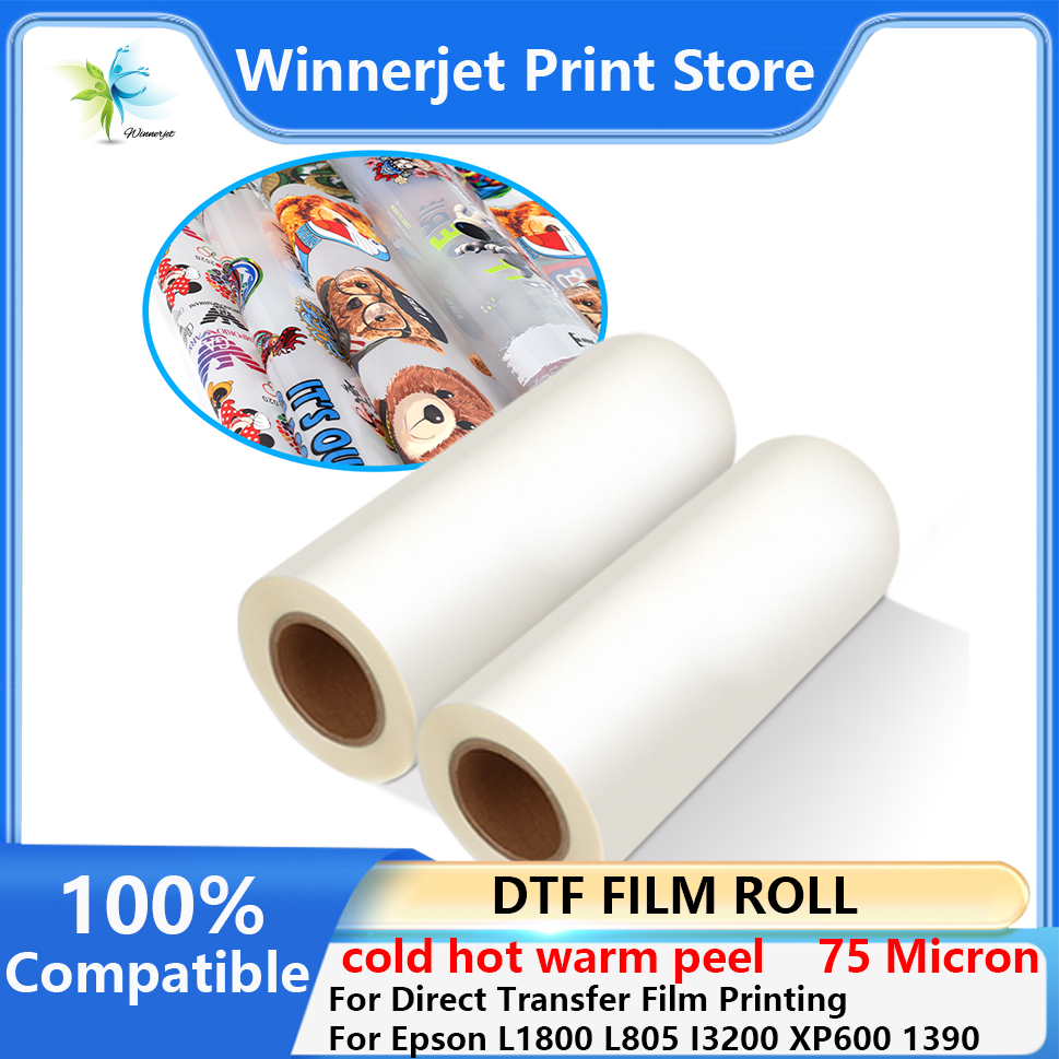 30 см * 100 м Рулон пленки DTF – обзор и цена Dtf Hot Peel Film