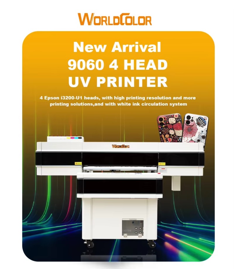 УФ-принтер Worldcolor 2025 с п – обзор и цена Uv Flatbed Printer