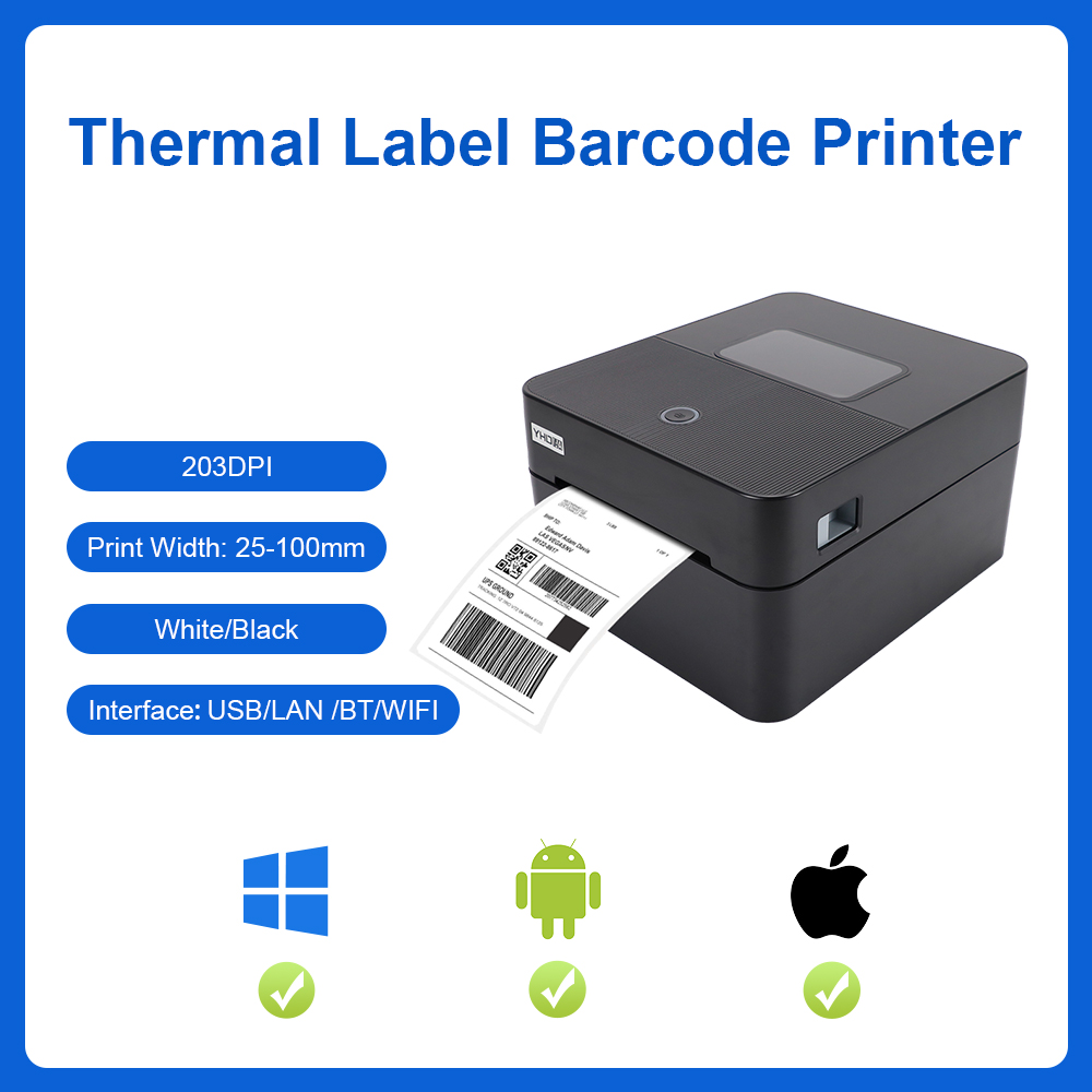 YHDAA 4-дюймовый термопринтер  – обзор и цена Commercial Printing Options