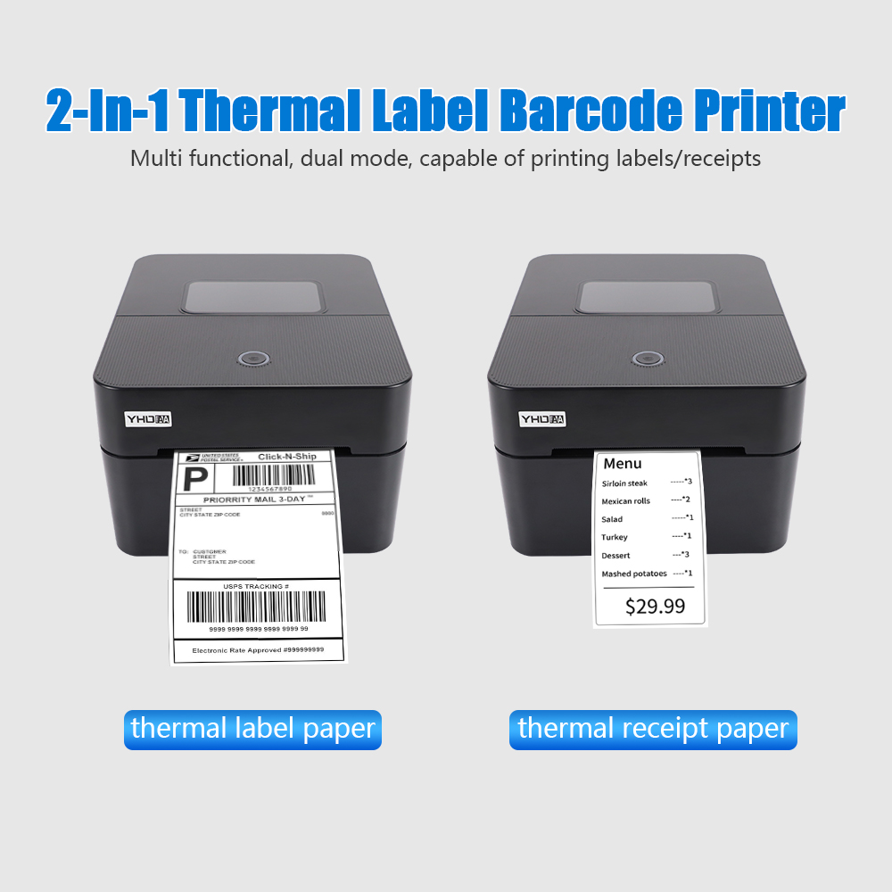 YHDAA 4-дюймовый термопринтер  – обзор и цена Commercial Printing Options