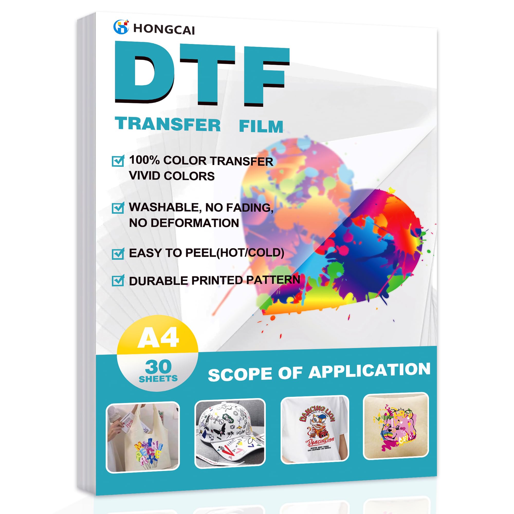 HONGCAI 30 листов пленки для т – обзор и цена Dtf Hot Peel Film